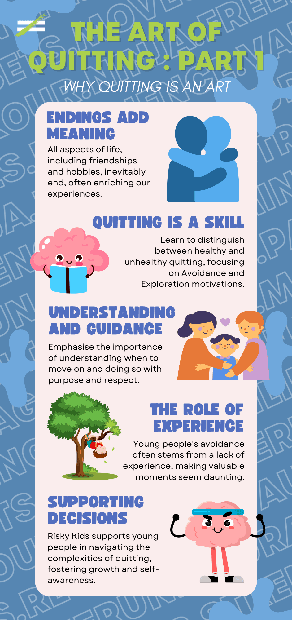 Quitting Drawing Risky Kids - The Art Of Quitting – Part 1 : Why Quitting Is An Art